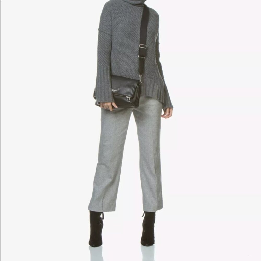 Rag & Bone Wool Libby Pant/Trouser In Gray Size 2 - image 3